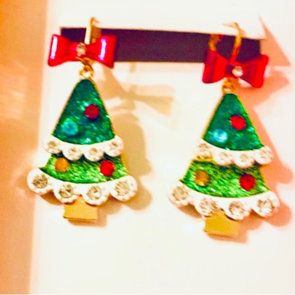 🎄 Betsey Johnson 🎄 Christmas Tree 🎄Earrings 🎄